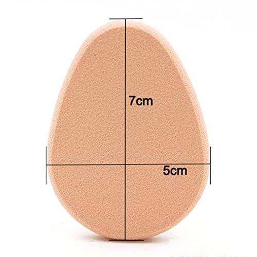 5-Piece Beige Makeup Sponge Blender Set for Flawless Foundation