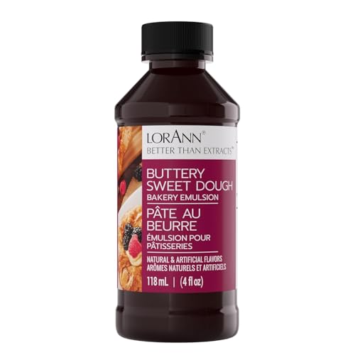 Buttery Sweet Dough Emulsion & Flavoring - 4 Fl Oz | LorAnn Oils