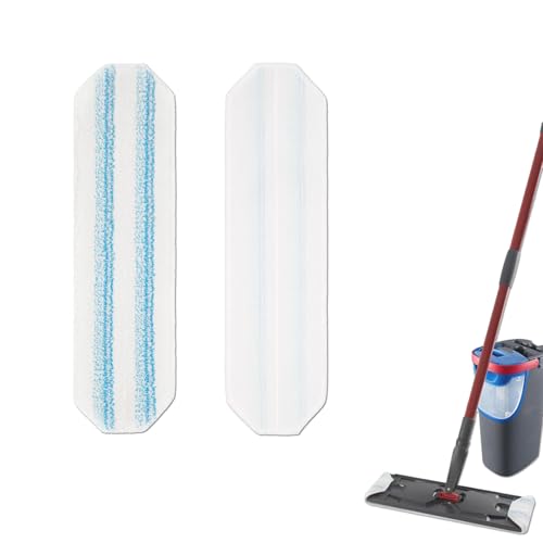 Microfiber Flat Mop Replacement Pads for H2prO - 2 Pack
