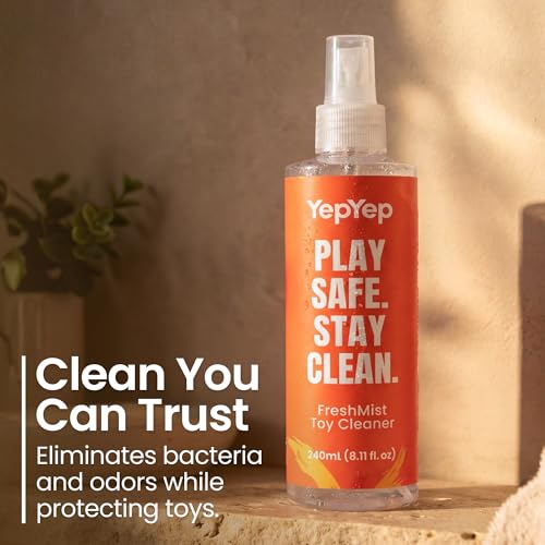 YepYep Adult Toy Cleaner Spray 240ml (8.1 Fl Oz) - Gentle & Effective