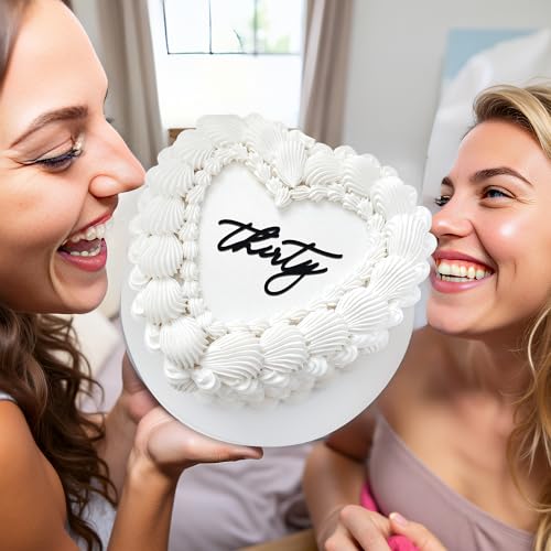 Acrylic 'Thirty' Cake Topper for 30th Birthday Celebrations