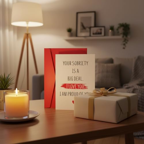 Inspirational Sobriety Card with Envelope - Heartfelt Gift