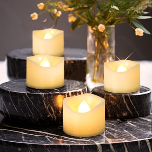 Flameless LED Tealight Candles - 6 Pack Battery Operated