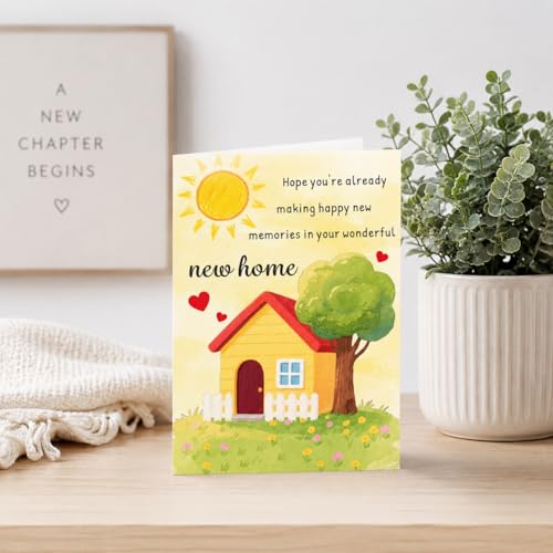 Thoughtful New Home Card with Envelope - Housewarming Gift
