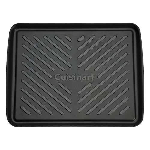 Cuisinart CPK-210 Grilling Prep and Serve Trays, Black and Red Large 18” x 14.5”