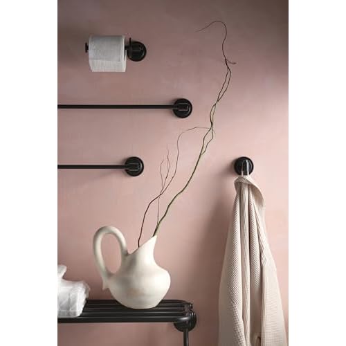 Moen DN0703BL Iso Single Modern Robe Hook, Matte Black