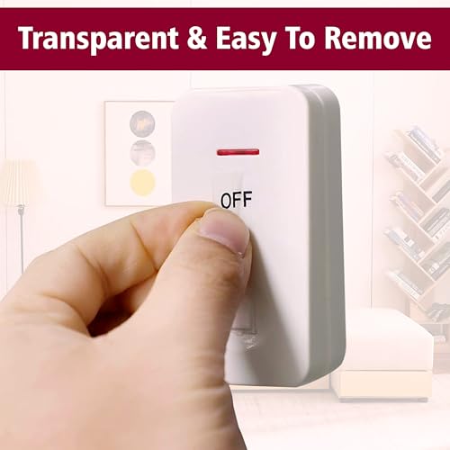 Transparent Light Switch and Fan Control Label Stickers - 968 Piece Set