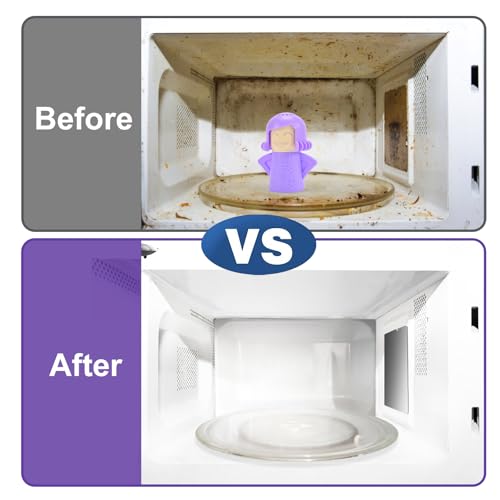 Angry Mama Microwave Cleaner - Steam Cleaning Tool with Vinegar