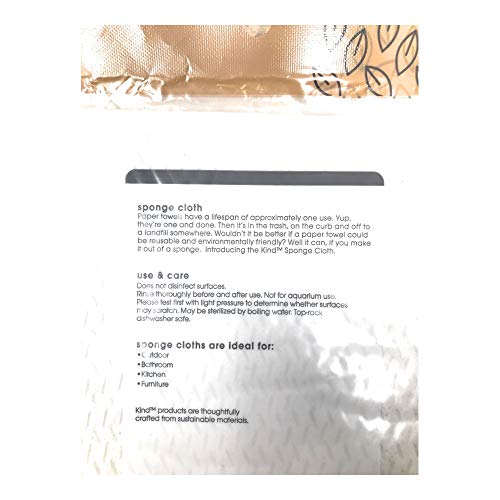 Casabella Sponge Cloths - 3 Pack for Efficient Cleaning