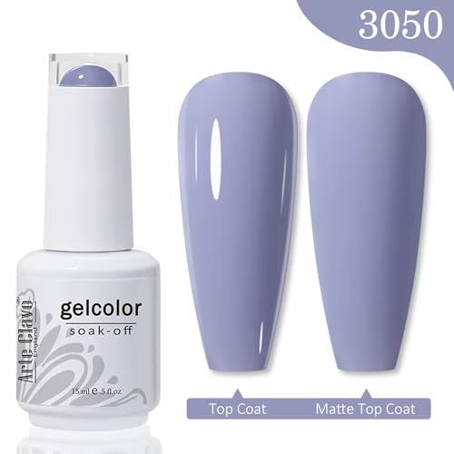 Arte Clavo Persian Violet Gel Polish 15ml Soak-Off Lavender Purple