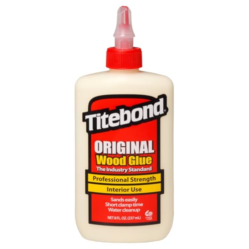 Titebond Original Wood Glue 8 oz for Woodworking and Furniture Repair