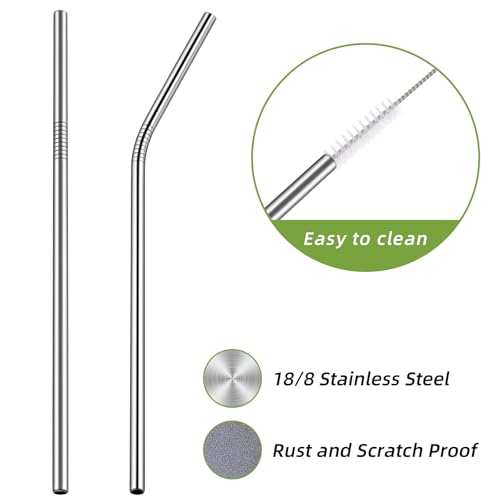 10-Pack Extra Long Straw Cleaning Brushes - 8.2 Inch Durable Design