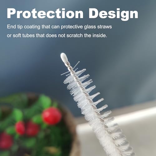 Reusable Straw Cleaner Brush Set - 6 Pack for Stanley Mugs