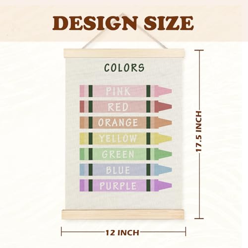 Shapes & Colors Learning Posters for Kids - Set of 2 (12x16)