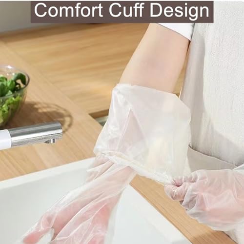 Hipifans Reusable Waterproof Cleaning Gloves - 10 Pcs Set, 23.6 Inch
