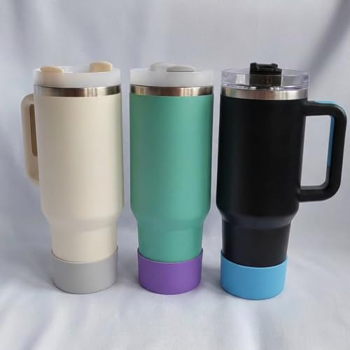 Silicone Bottom Bumper for Stanley 40 oz Tumbler - Light Grey