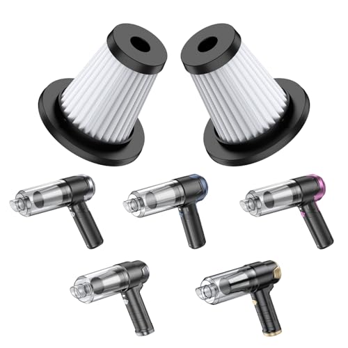 KMM Replacement Vacuum Filters for LT-161 & LT-163 Handheld Vacuums (2 Pack)