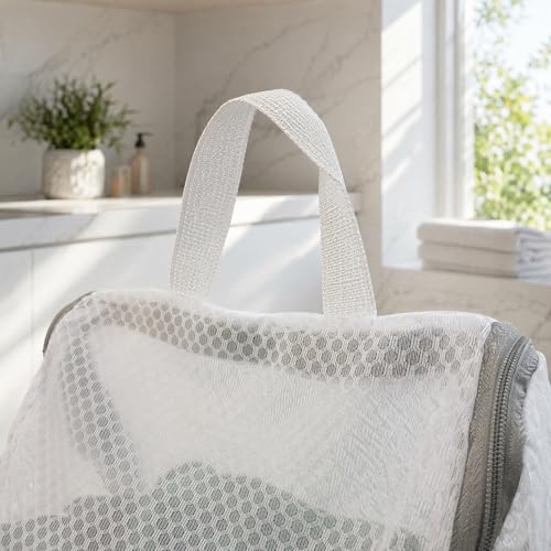 Mesh Laundry Bags 3-Pack for Delicates - Large, Medium, Small
