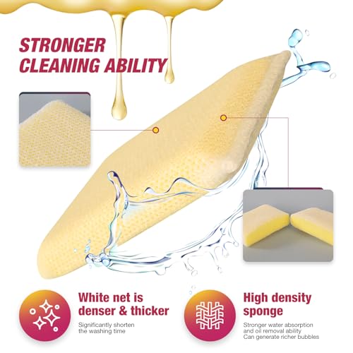 MGLDEM 8 Pads All-Purpose Non-Scratch Kitchen Sponges