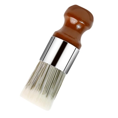 GAQWOK Small Short-Handled Horse Hair Brush for Leather & Furniture Care