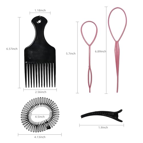 1st Choice 12-Piece Professional Hair Styling Comb and Brush Set