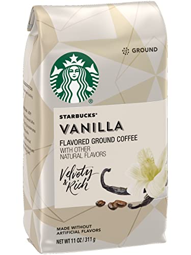 Starbucks Natural Fusions Vanilla Ground Coffee, 11 Ounce (Pack of 2)