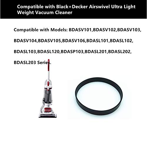 Black+Decker Vacuum Belt Replacement Pack for Airswivel Models - 2 Belts