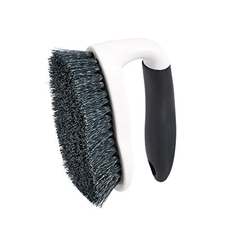 Amazon Basics Heavy-Duty Scrub Brush Set - 2-Pack with Ergonomic Handle
