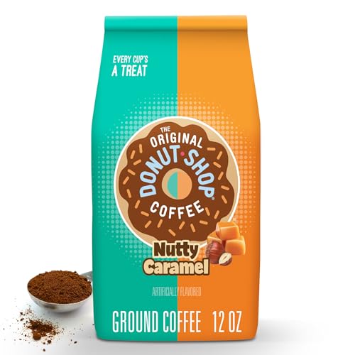 Nutty Caramel Ground Coffee - Medium Roast, 12 oz Bag