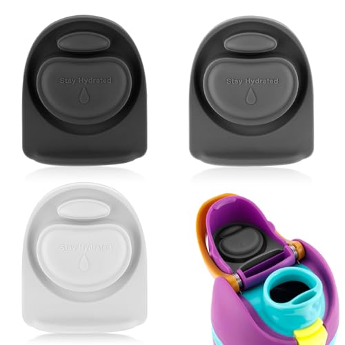 3pcs Replacement Stopper for Owala FreeSip 24/32oz, Water Bottle Top Lid Gasket Parts for Owala 16/19/24/32/40oz Seal Bottle Cap Mouth Silicone Bottle Gasket Plug Accessories, BPA Free(3 Colors)