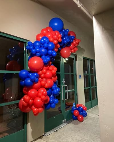 EICUECUE Red and Blue Balloon Arch Kit - 154 Pieces for Parties