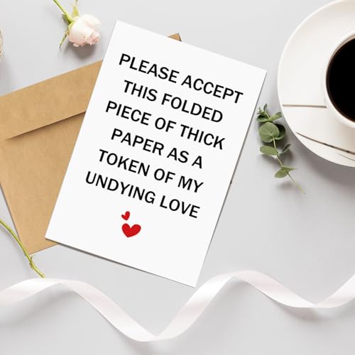Humorous Birthday & Anniversary Card for Him/Her - 8x5.3"