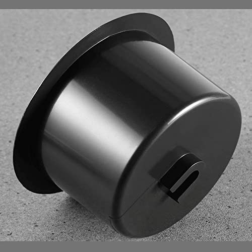 2 Pcs Black Plastic Cup Holder Insert for Recliner, Sofa, Boat & Poker Table