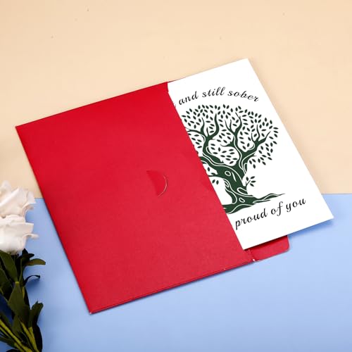 KINMES Sobriety Greeting Card - Funny Encouragement Gift for Recovery