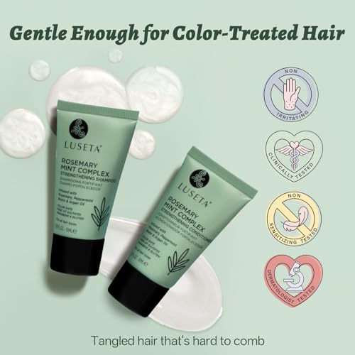 Luseta Rosemary Mint Travel Shampoo and Conditioner Set - 2 x 1.01 oz