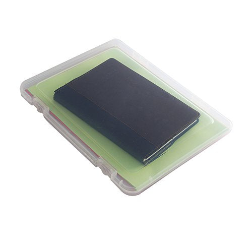 1pc A4 Plastic File Organizer Document Holder Transparent Office Storage