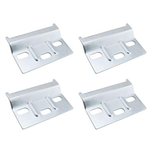 HJGarden 4-Pack Kitchen Cabinet Mounting Brackets - Heavy Duty Iron
