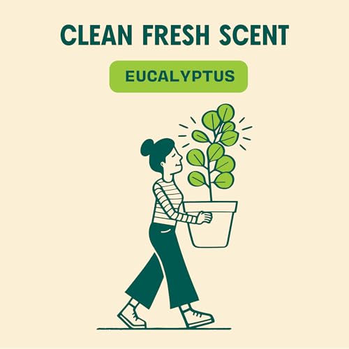 Aunt Fannie's Eucalyptus Vinegar Floor Cleaner 64 oz - Ultra Concentrated, Natural & Pet Safe