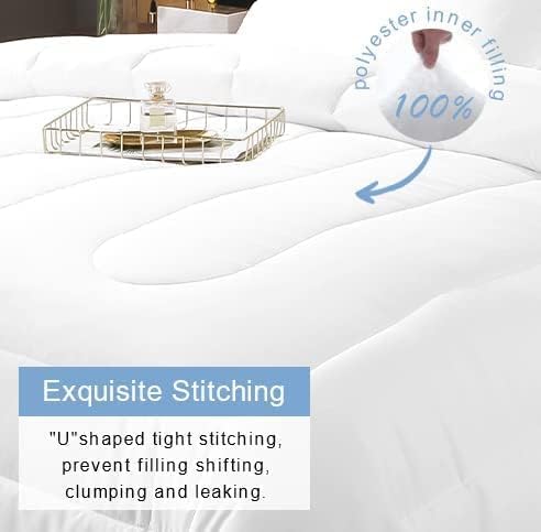 Multi 06 Twin Comforter Set - Merry Christmas Gnomes Snowflake Bedding, 68x90 Twin