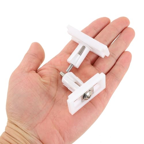 uxcell 2Pcs Toilet Seat Cover Hinges - Stainless Steel & Plastic, 40mm