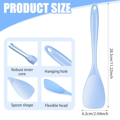 Heat Resistant Silicone Spoon Spatula - 600°F Non-Stick Kitchen Utensil