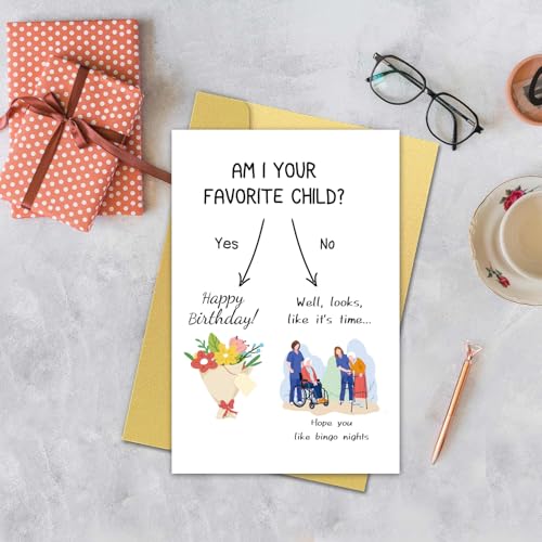 Funny Nursing Home Birthday Card for Mom & Grandma - 8x5.3in