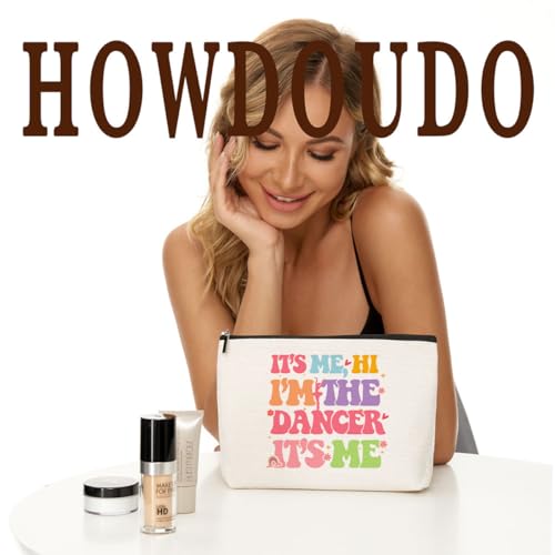 Dance Teacher Makeup Bag Waterproof Travel Cosmetic Organizer