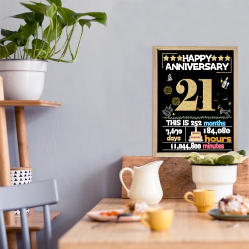 21st Anniversary Card for Couples | Joycard 2005 Keepsake