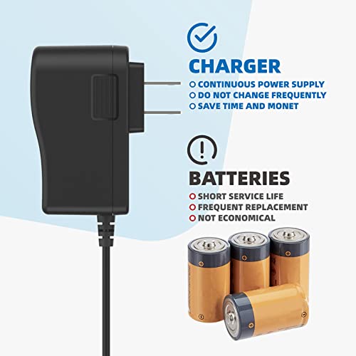 6V AC Power Adapter for Touchless Sensor Trash Can, 6.4Ft Replacement Cord