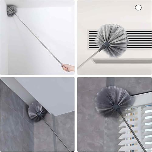 5 Piece Microfiber Duster Kit with Extension Pole - Washable