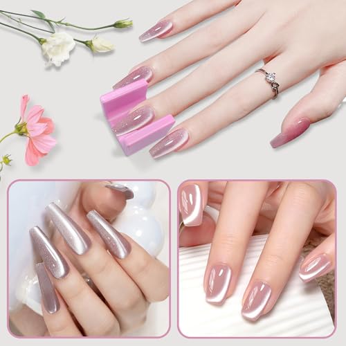 Honey Joy 5D Cat Eye Nail Magnet Tool with Non-Slip Finger Stand