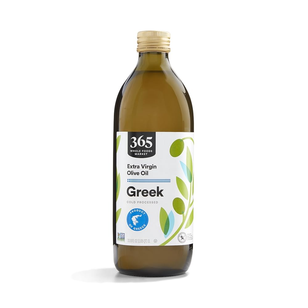 365 by Whole Foods Market - Greek Extra Virgin Olive Oil | Premium Quality, 33.8 Fl Oz