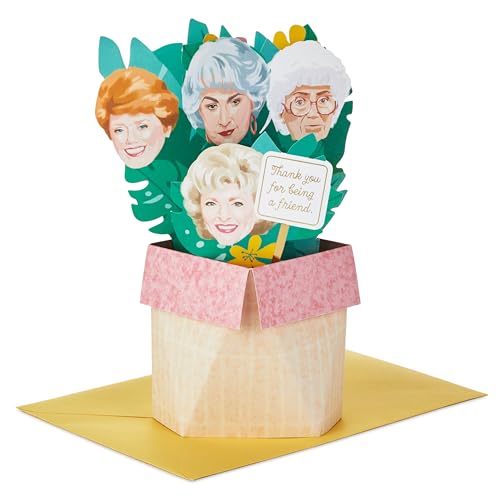 Hallmark Golden Girls Pop Up Card - Thank You for Being a Friend