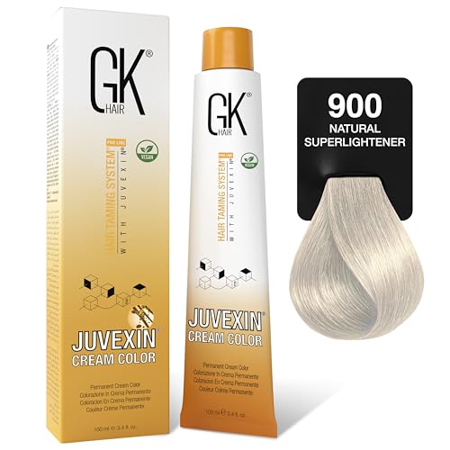 GK HAIR Professional Permanent Hair Color Cream 3.4 Fl Oz
